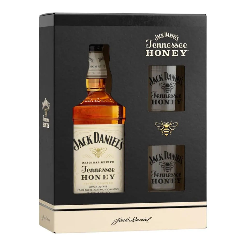 Whiskey Jack Daniel’s Honey +čaše, 0,7L