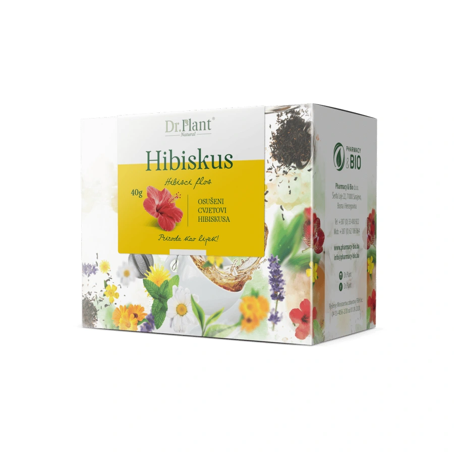 Čaj hibiskus 40 g – Dr. Plant