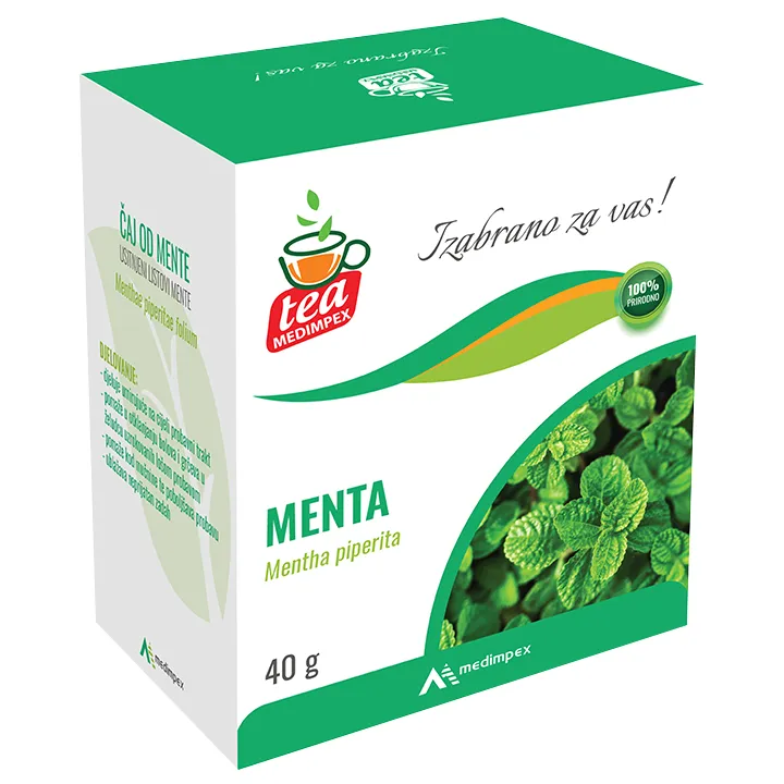 Čaj Menta list 40 g – Medimpex