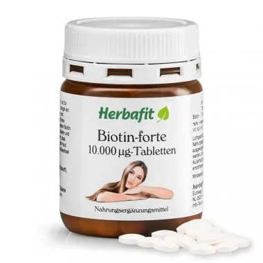 Biotin-forte 10,000 µg tablete, a 180 tbl – Herbalis