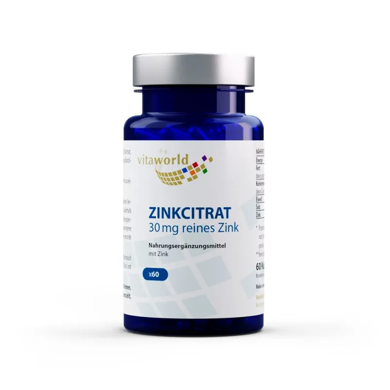 Cink Citrat 30 mg kapsule,, a 60 cps – VITAWORLD