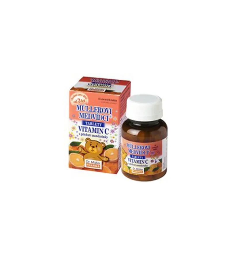 MEDVJEDIĆI TABLETE SA OKUSOM MANDARINE I VITAMINA C a 45 tbl.