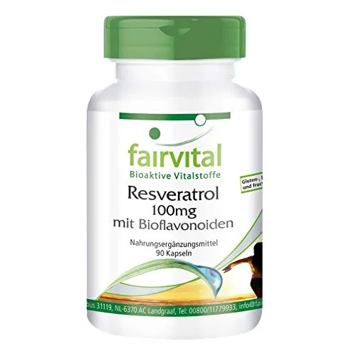 Resveratrol 100 mg kapsule, a 90 cps – Fairvital