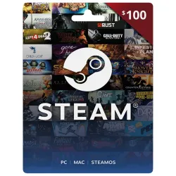 Steam gift card 100 USD - Global