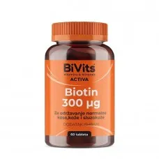 BiVits Biotin 300mcg tbl a60