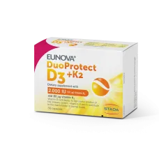 Eunova DuoProtect D3+K2 2000IU A30