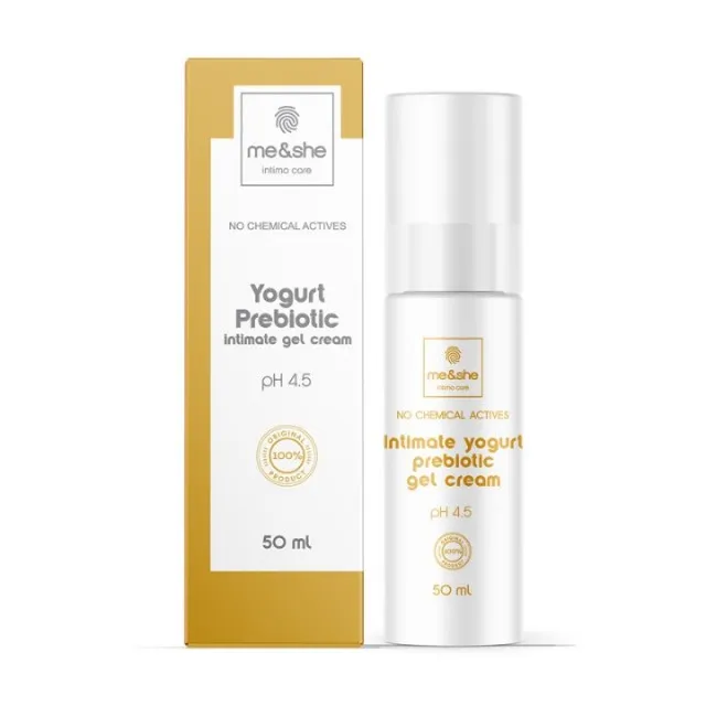 Me & She Yogurt Prebiotic intimate gel cream 50ml