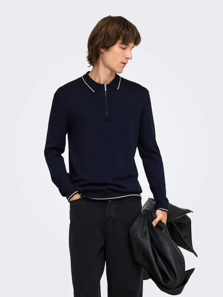 Pletena polo majica Only & Sons