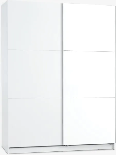 Ormar RABERG 150x200 s ogledalom bijela