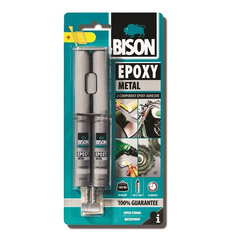 Bison dvokomponentno ljepilo Epoxy Metal 6305443