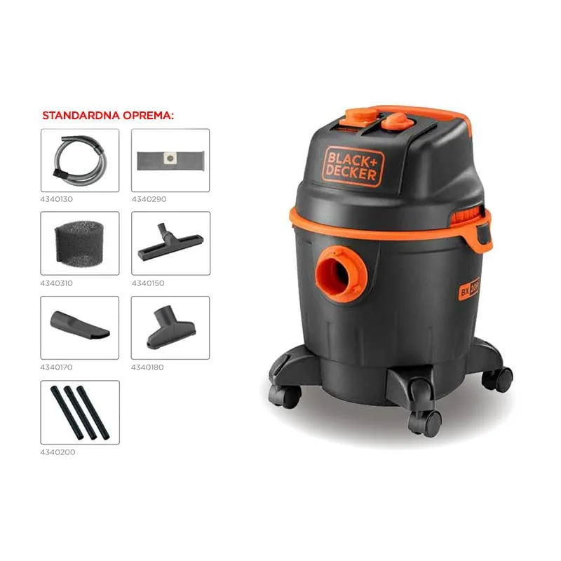 Black &amp; Decker usisivač suvo mokro BXVC20PTE
