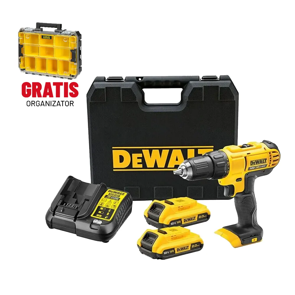 DeWALT aku bušilica odvijač 18V 2×2.0Ah DCD771D2