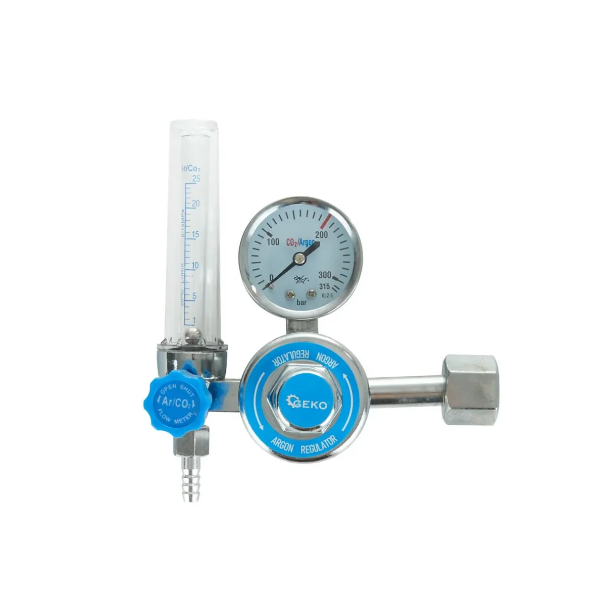 Geko reducir ventil AR/CO2 sa manometrom i rotametrom G80075