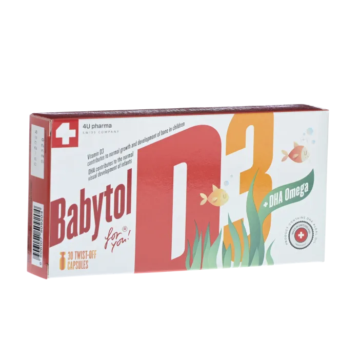 BABYTOL D3 + DHA omega kapsule a30
