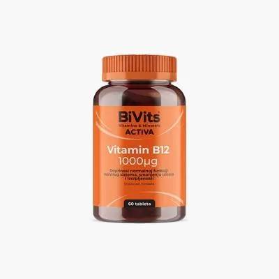 BIVITS vitamin B12 1000mcg tablete a 60