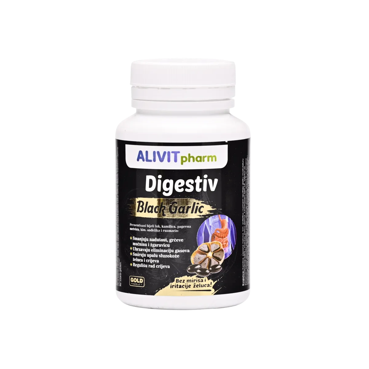 BLACK Garlik Digestiv kapsula a 90