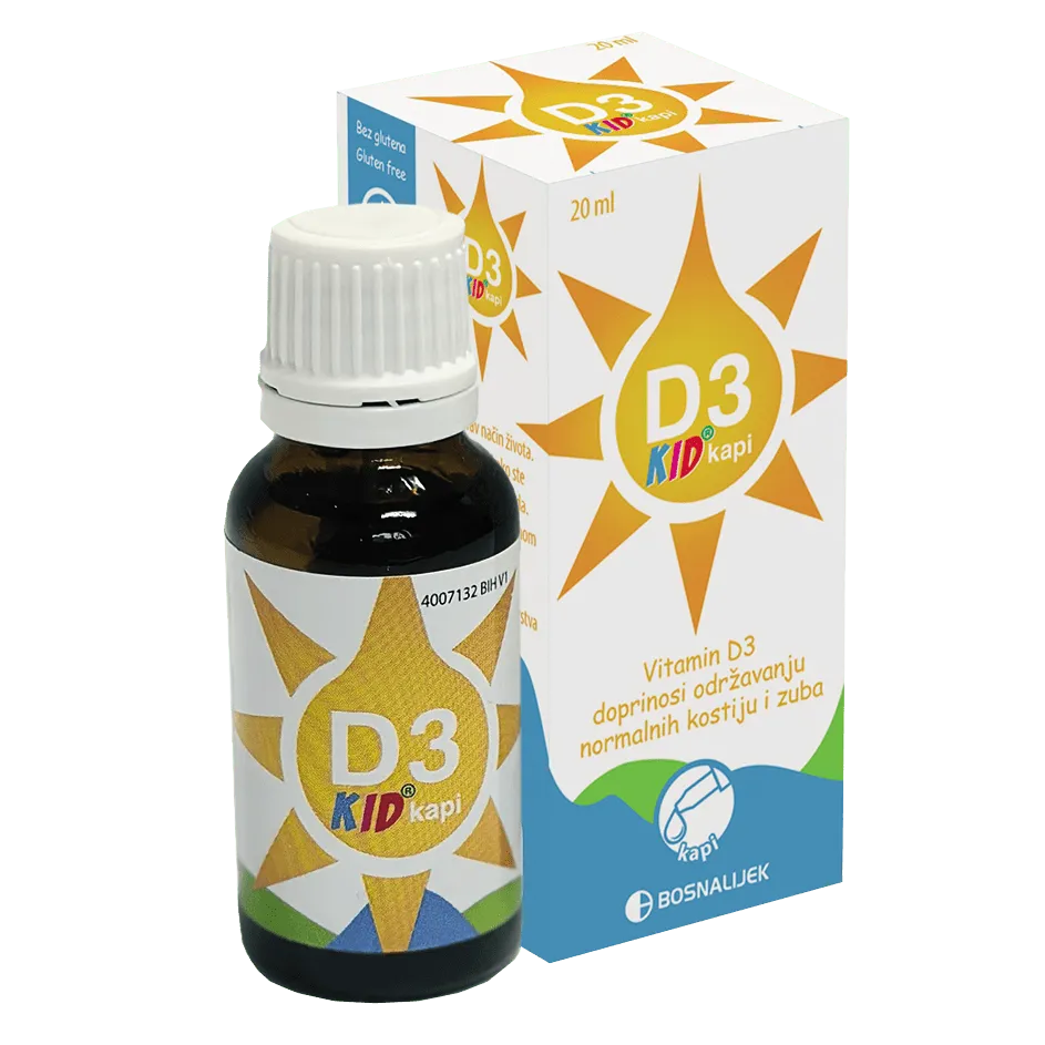 D3 KID oralne kapi 200i.j. 20ml