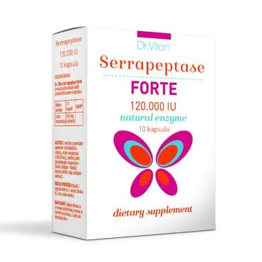 DR.VITON Serrapeptase Forte 120.000 IU 10 kapsula