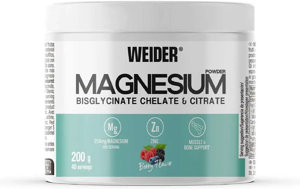 MAGNESIUM Bisglycinate Chelate &amp; Citrate prah 200g