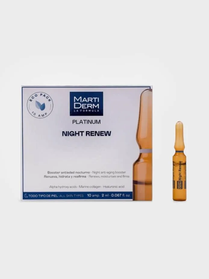 MartiDerm Night Renew Platinum a10 ampula