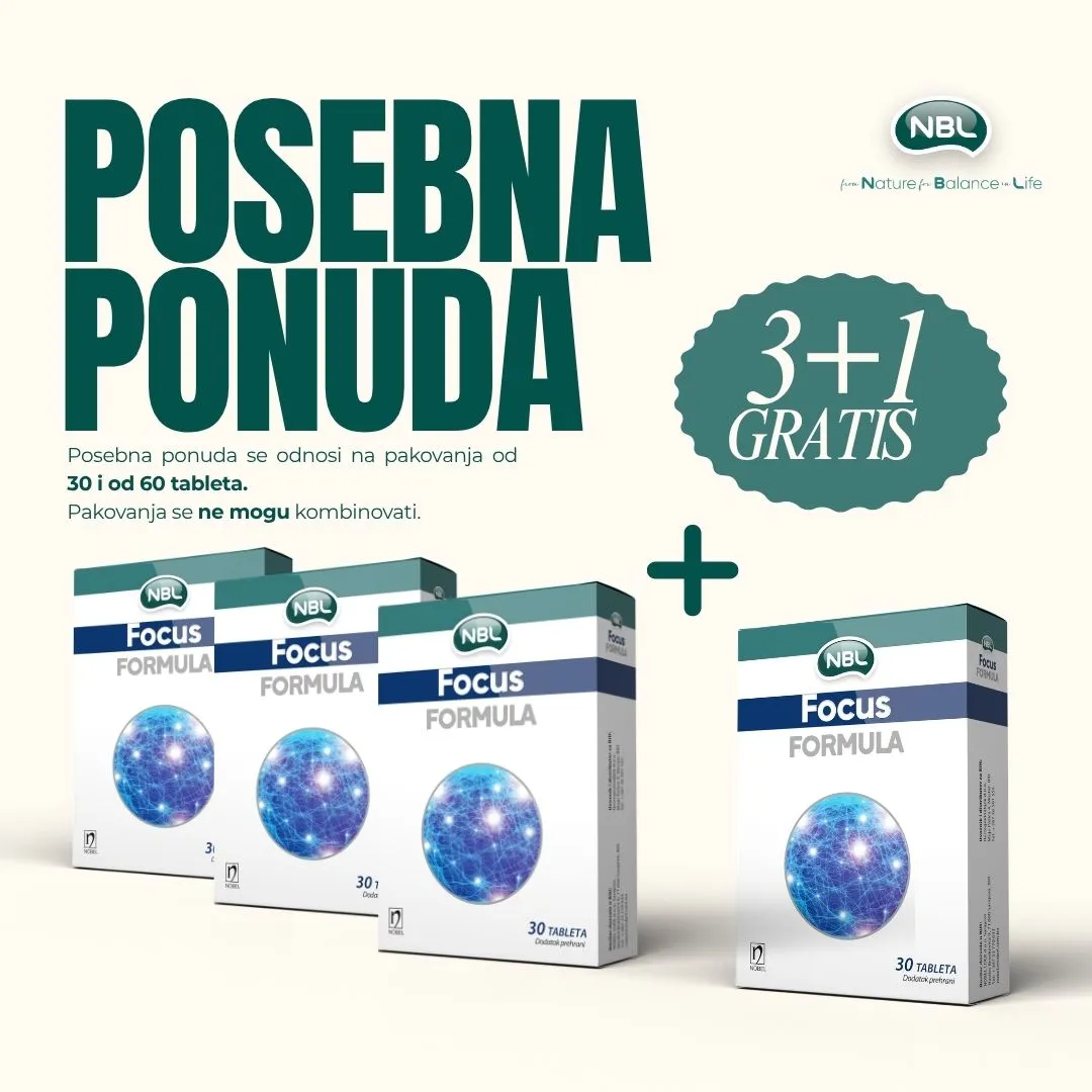 NBL Focus formula tbl. a30 3+1 gratis