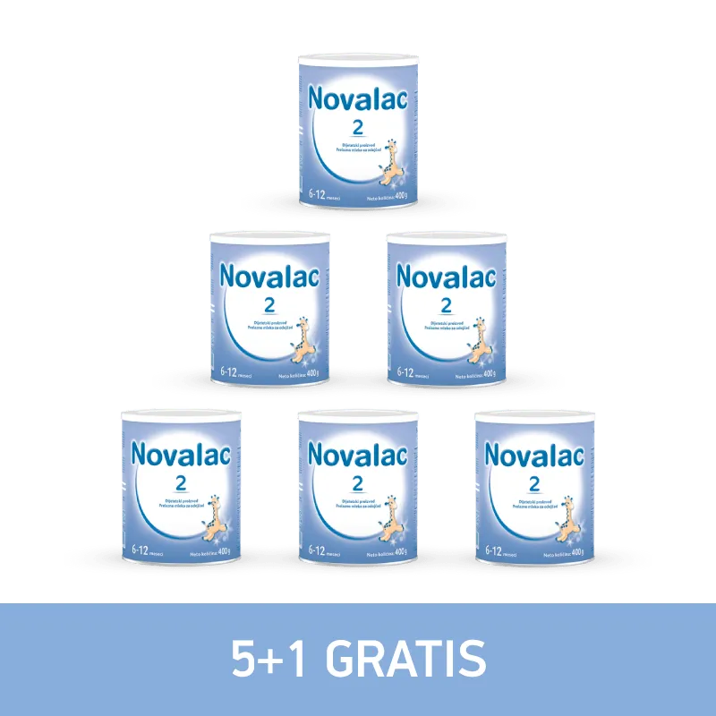 NOVALAC 2 400g PROMO ( 5+1 gratis )