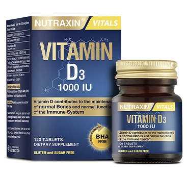Nutraxin Vitamin D3 1000IU 120 tableta
