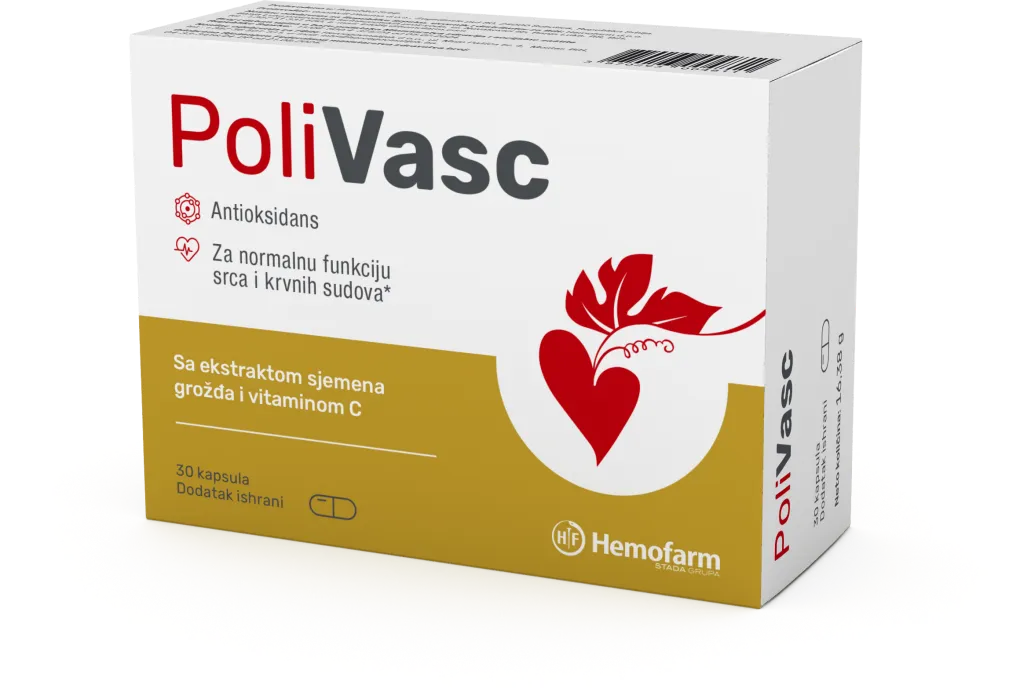 POLIVASC Antioksidans kapsule 30