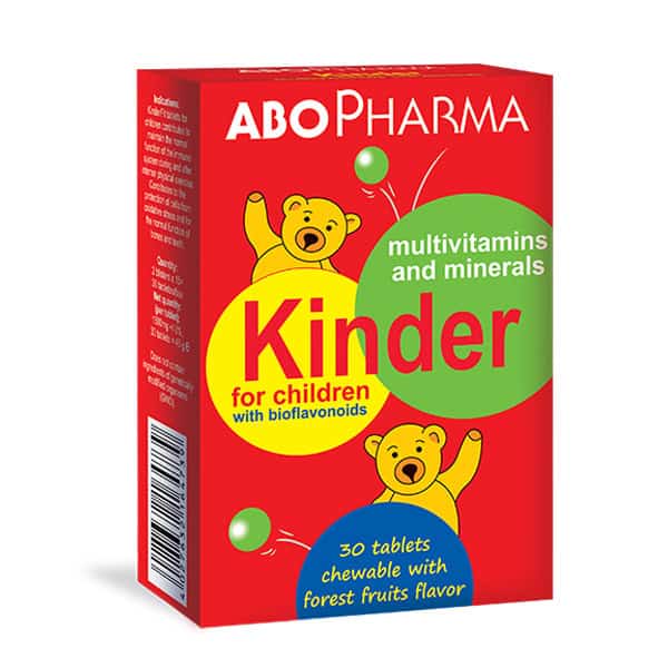AboPharma vitamini i minerali za djecu tablete a30