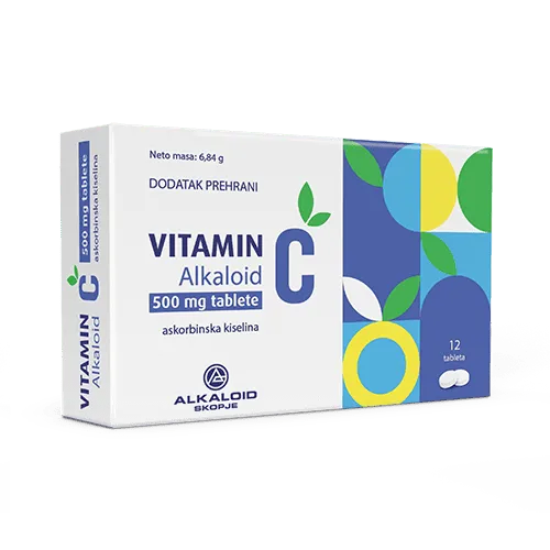 Alkaloid Vitamin C 500 mg 12 tableta