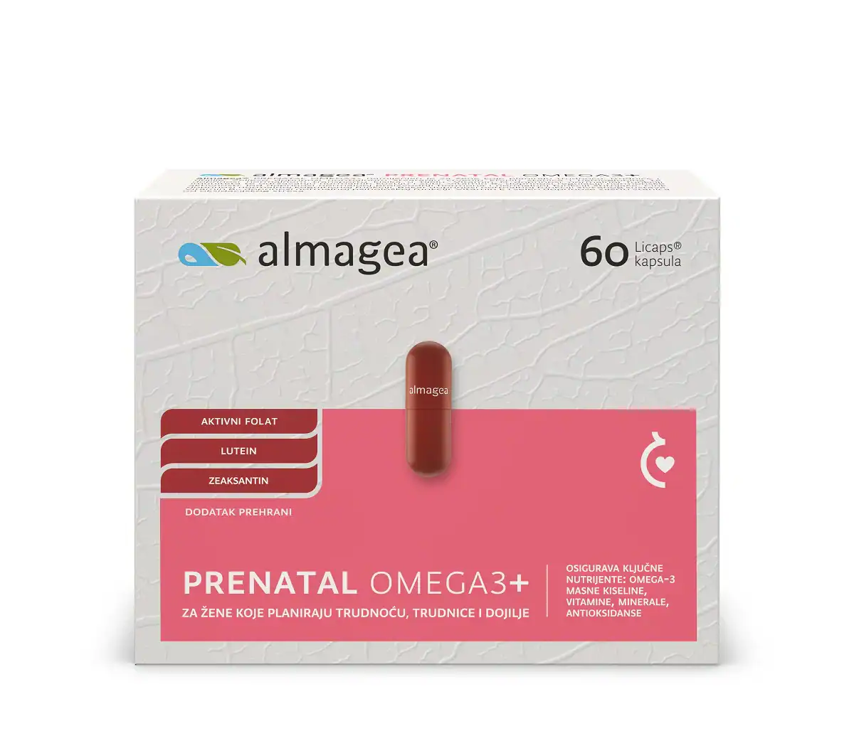 Almagea Prenatal Omega3+ 60 kapsula