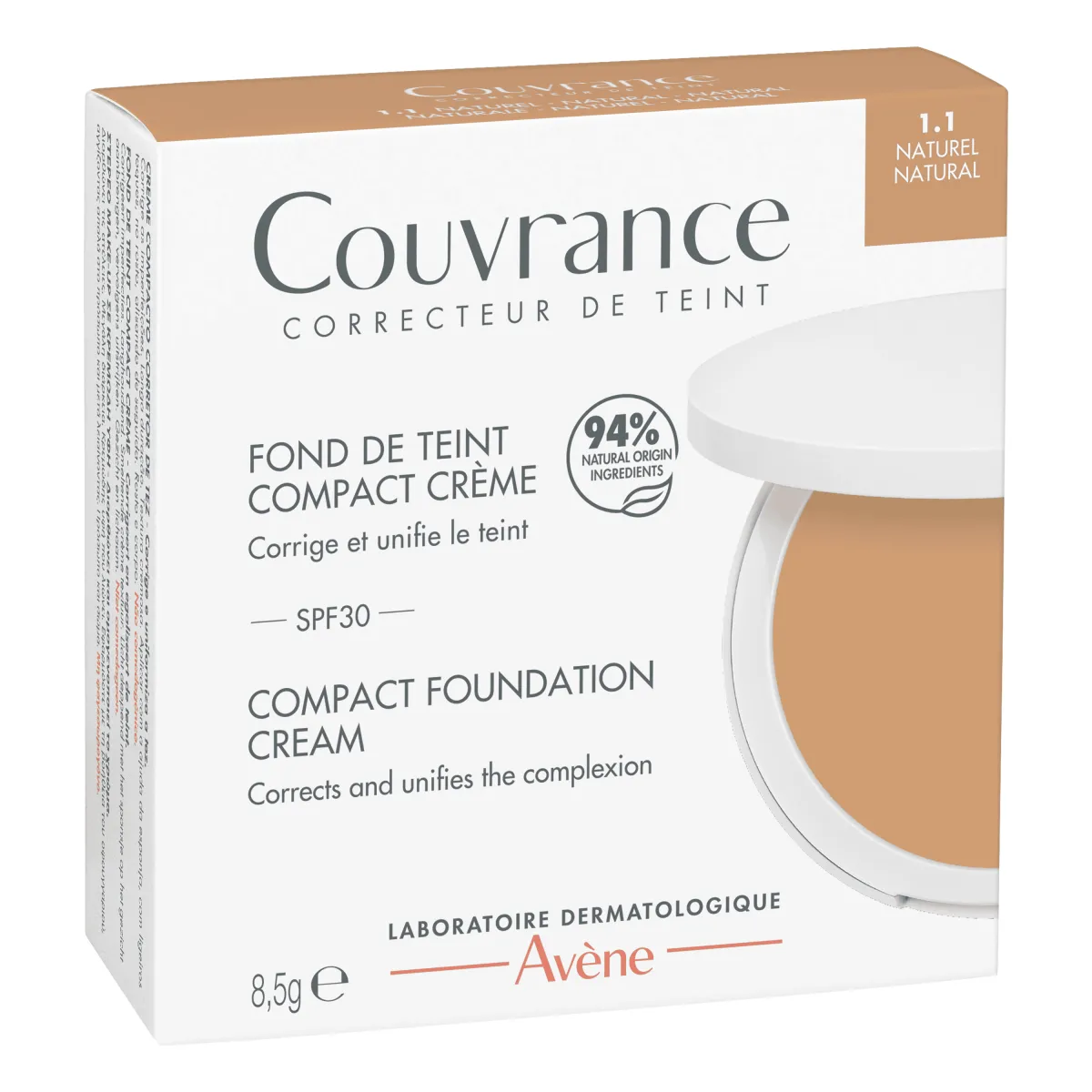 Avène Couvrance kompaktna krema puder SPF30 10 g