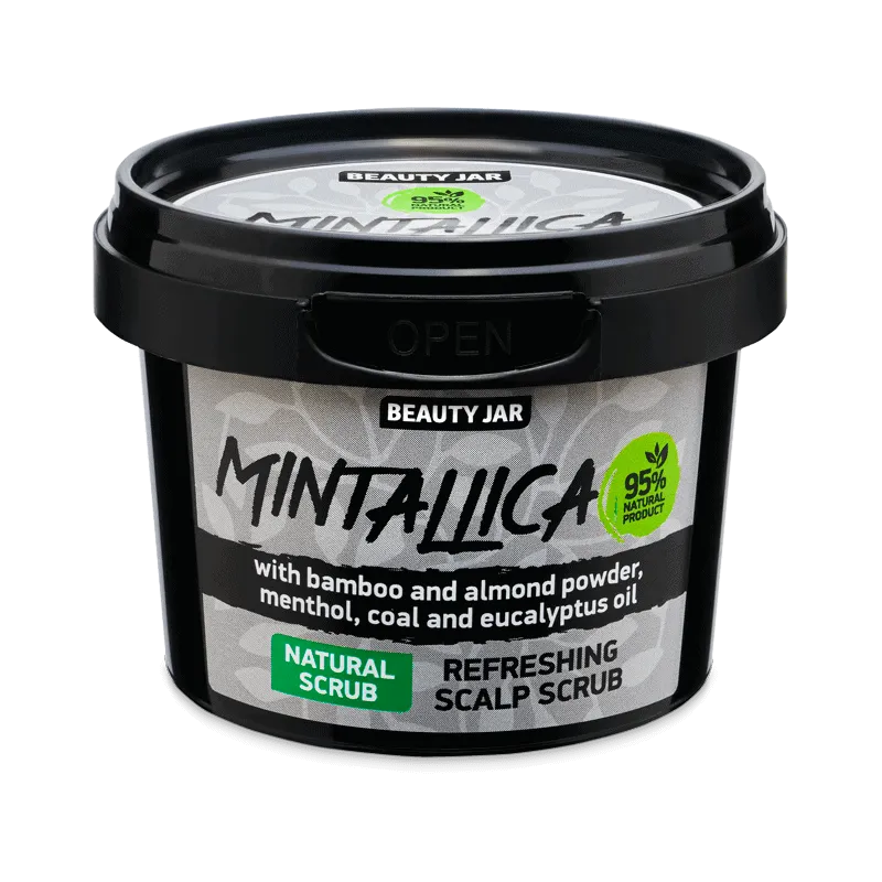 Beauty Jar MINTALLICA piling za tjeme glave 100 g
