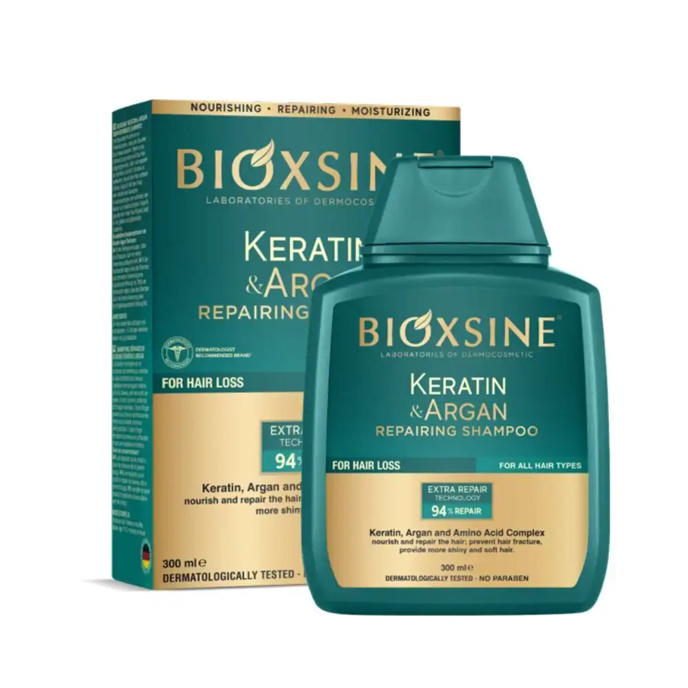 Bioxsine Keratin & Argan Repairing šampon 300 ml