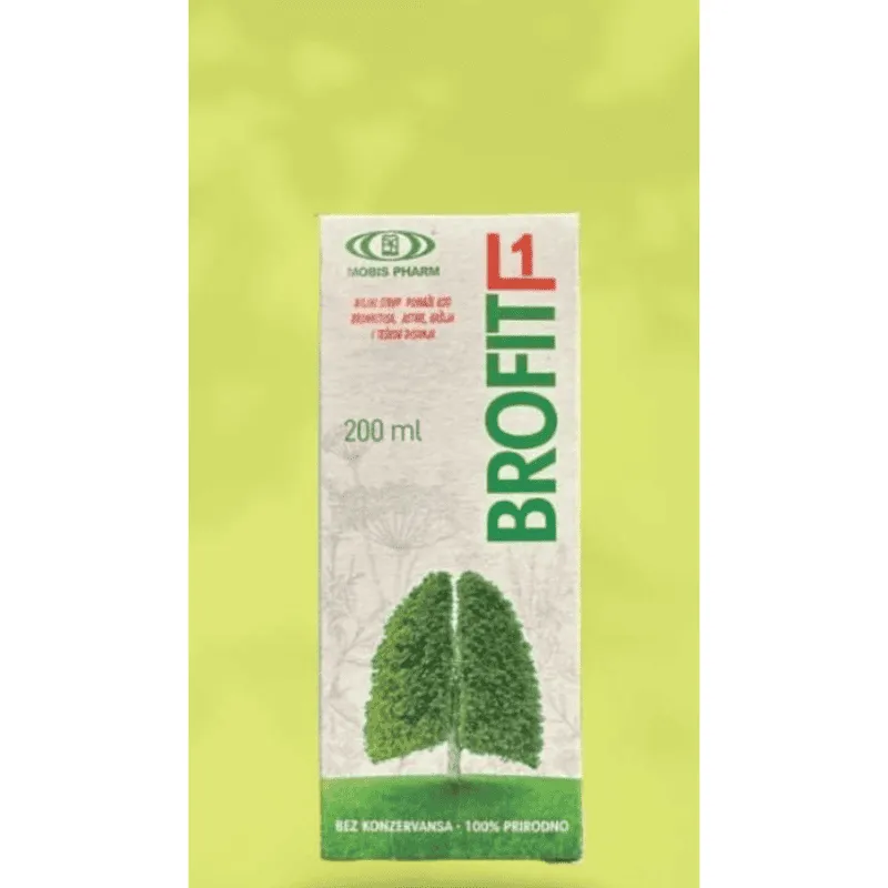 Brofit 1 pomaže kod bronhitisa, astme i kašlja 200 ml