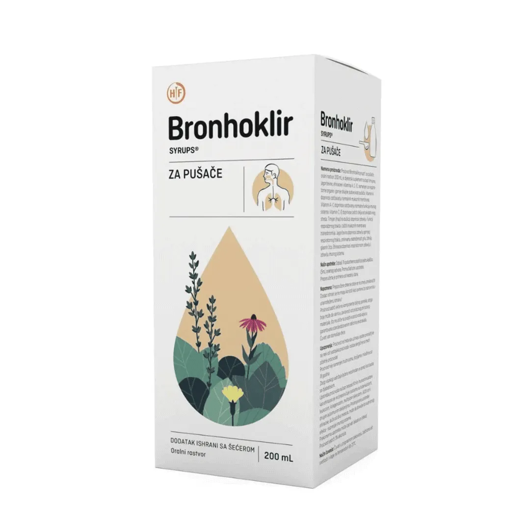 Bronhoklir sirup za pušače 200 ml