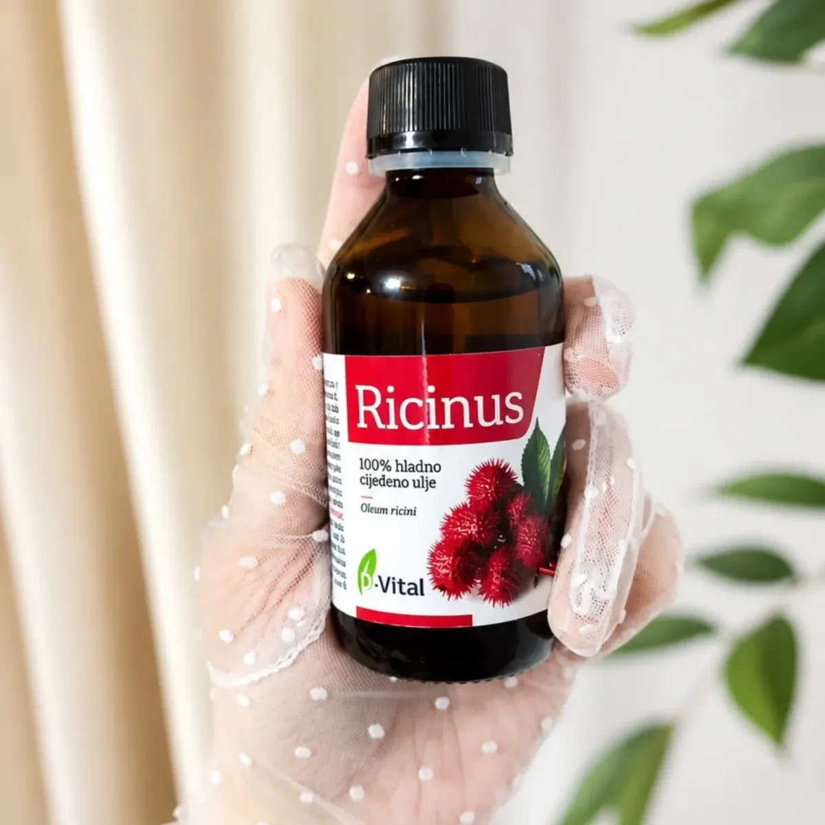 D-Vital Ricinus ulje hladno prešano 100 ml