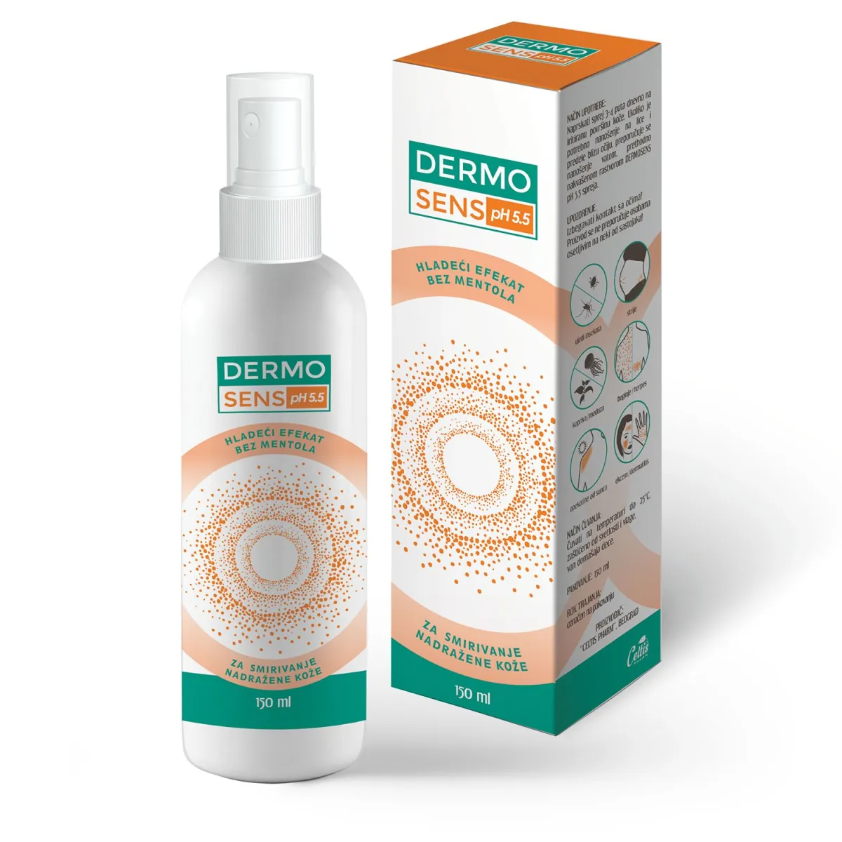 Dermosens sprej pH 5,5 150 ml