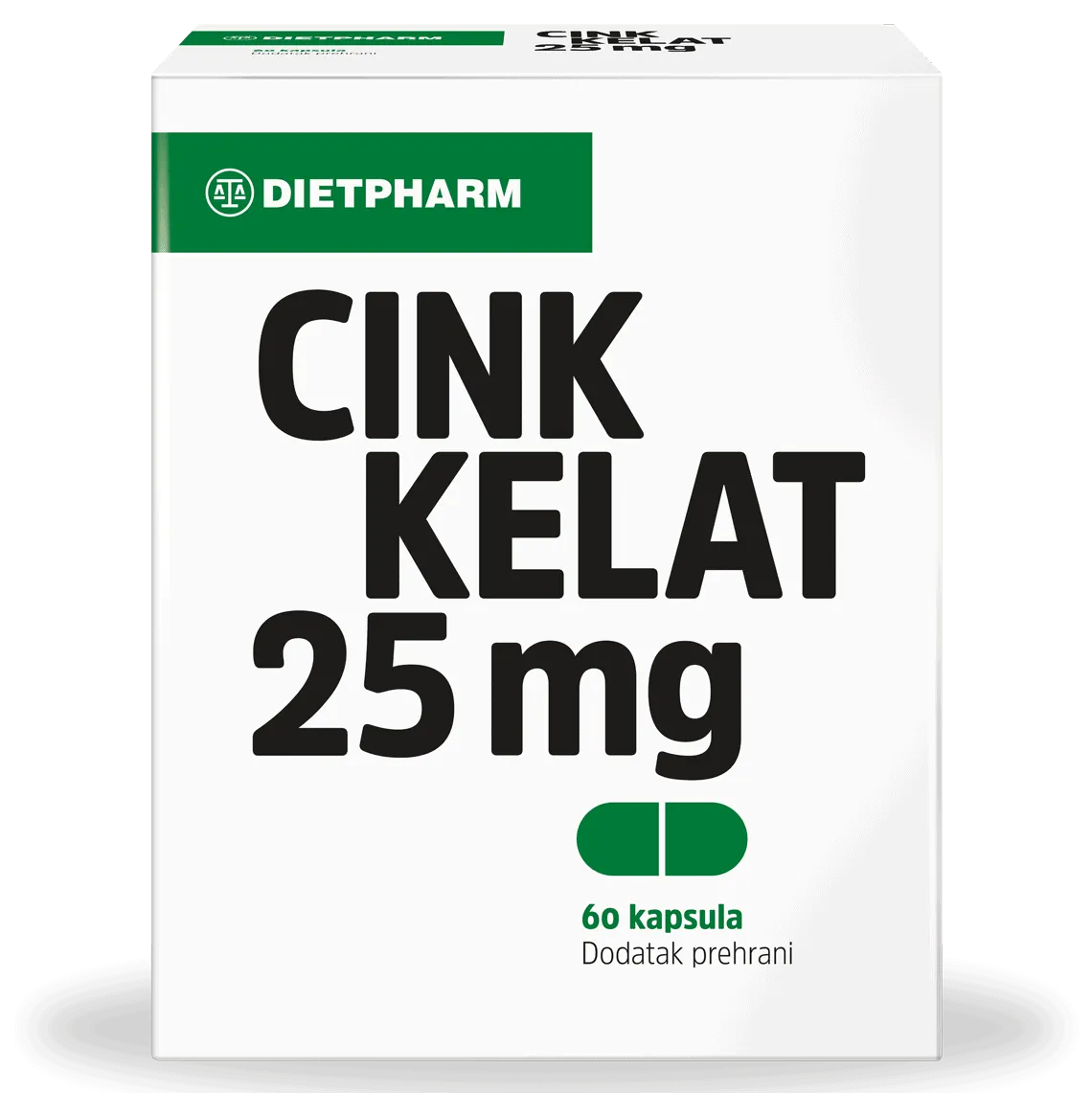 Dietpharm CINK KELAT 25 mg kapsule a60