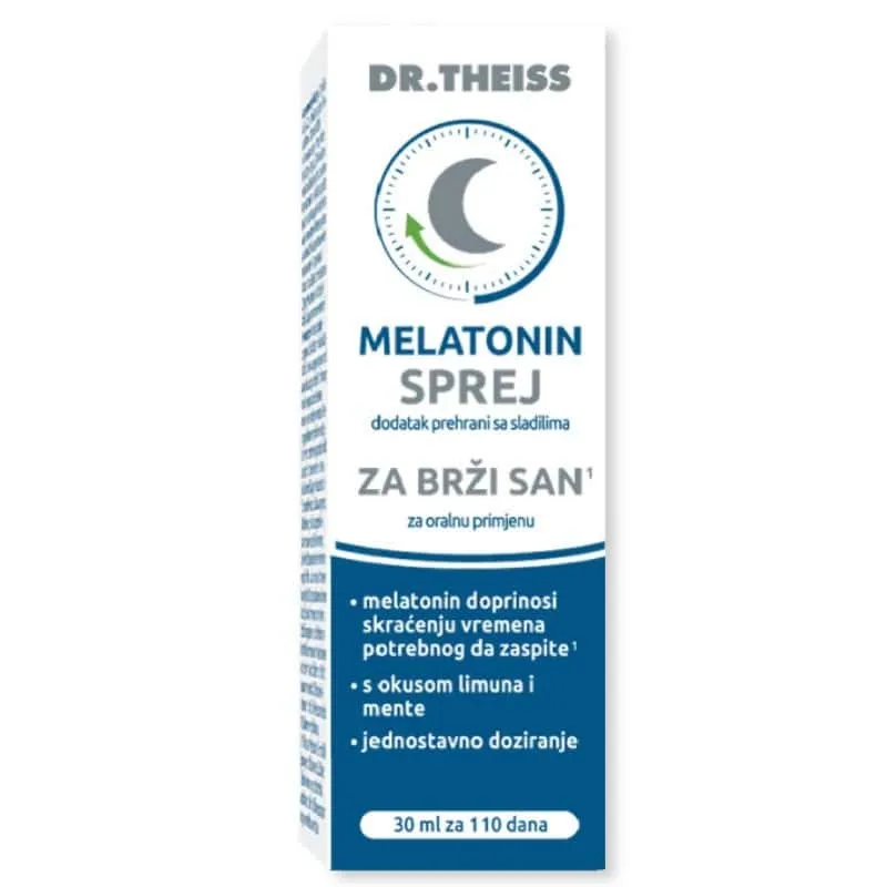 Dr. Theiss Melatonin sprej 1 mg 30 ml