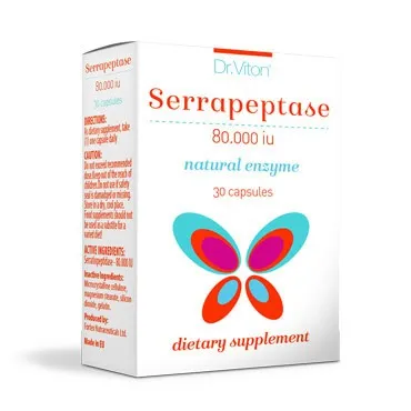 Dr Viton Serrapeptase 80000 IU kapsule a30