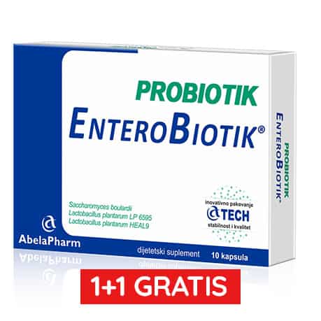 EnteroBiotik Probiotik kapsule a10 1+1 GRATIS