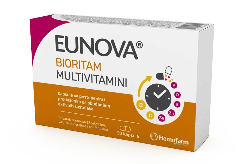 Eunova Bioritam Multivitamini Cps a30