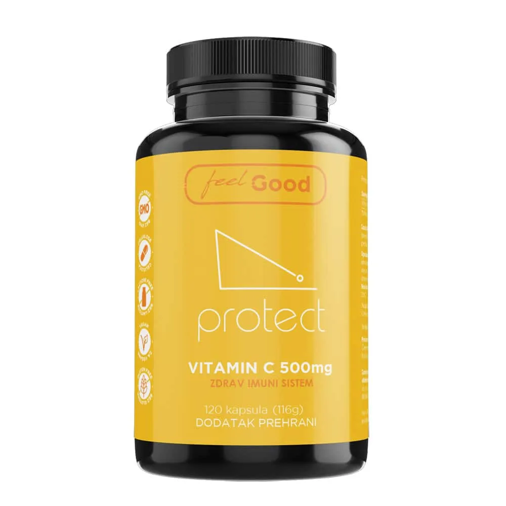 Feel Good VItamin C 500 mg Protect 120 kapsula