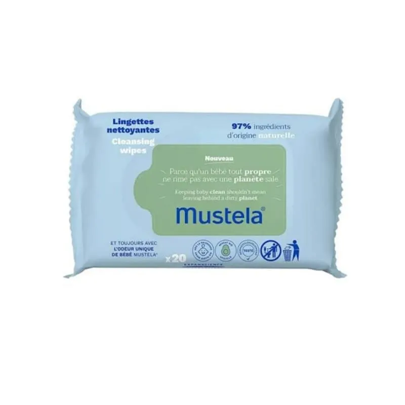 Mustela BIO Organic vlažne maramice 20 komada