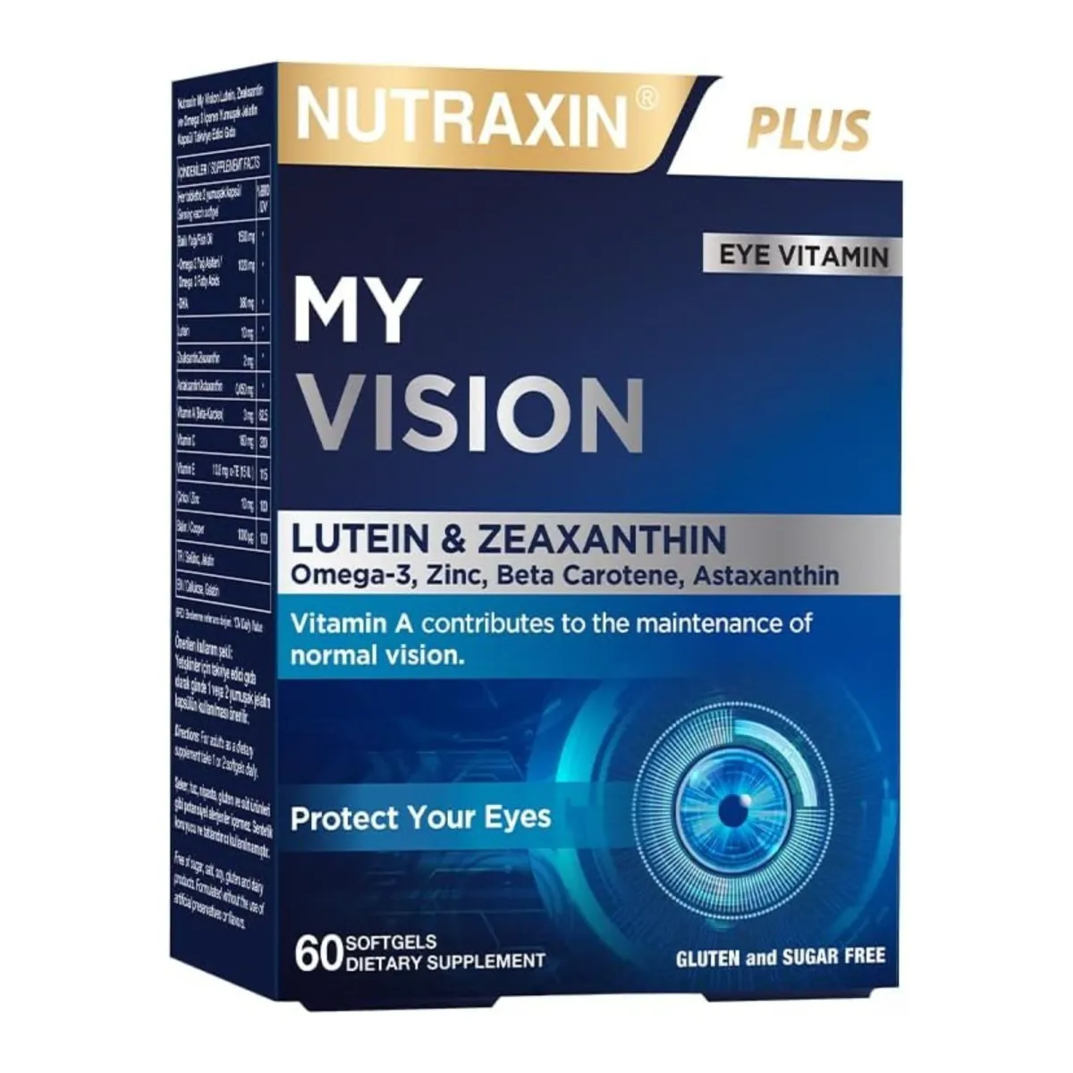 Nutraxin My Vision 60 mekih kapsula