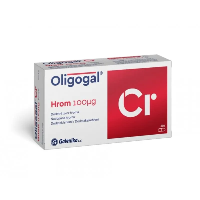 Oligogal Cr Hrom 100 mcg kapsule a30