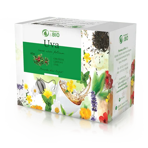 Pharmacy &amp; BIO Čaj uva (Uvae ursi folium) 40 g
