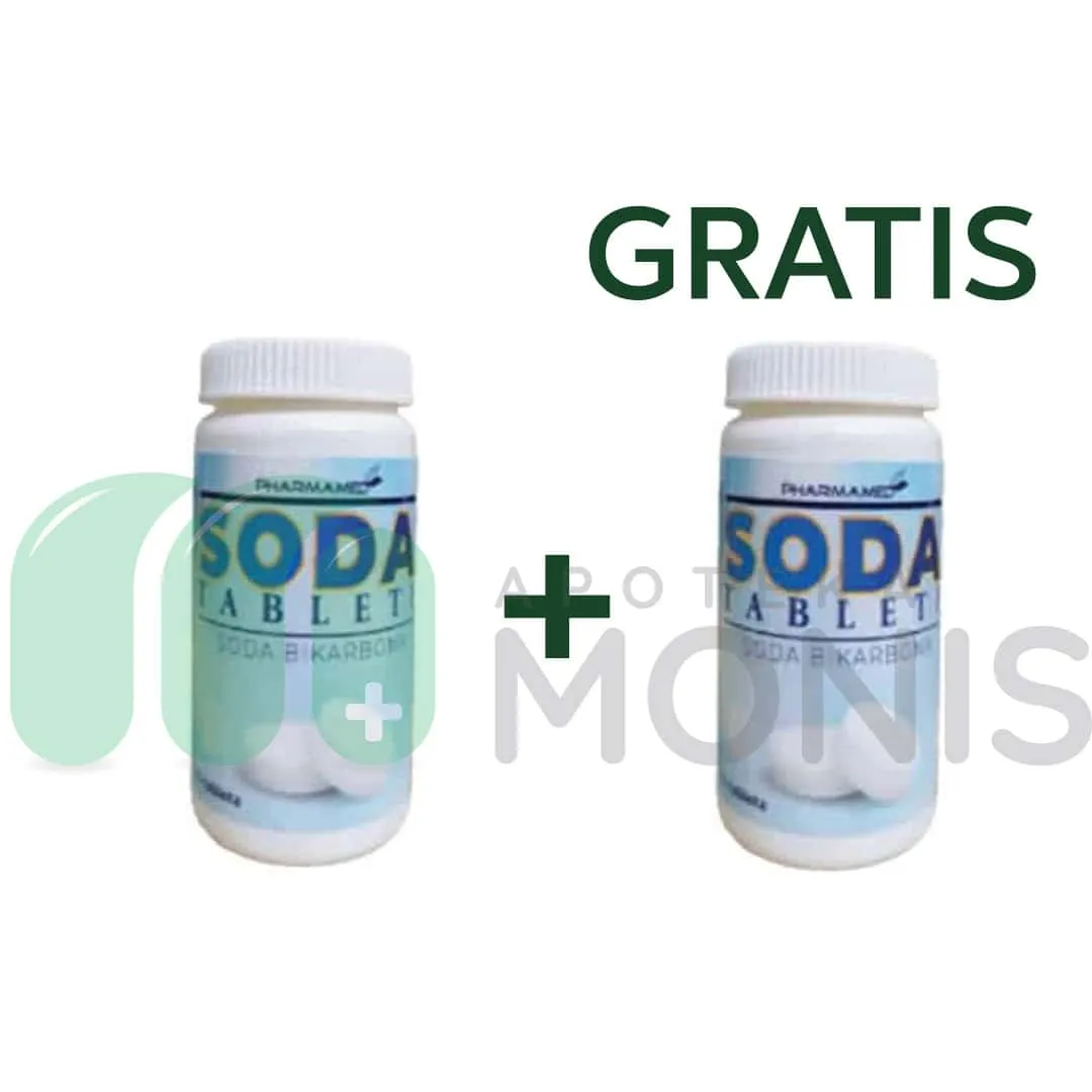 Pharmamed Soda bikarbona tbl a75 x 2 1+1 GRATIS