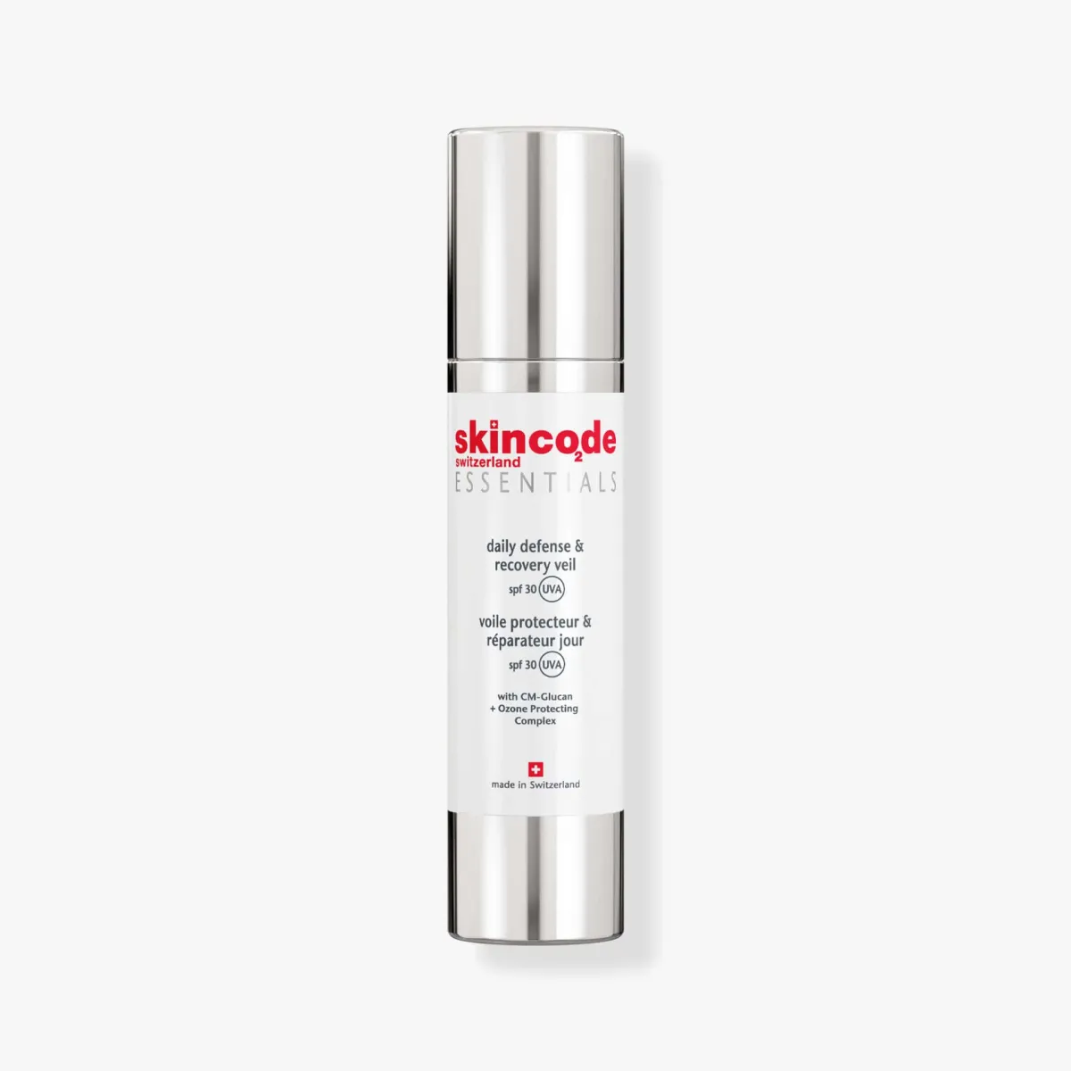 Skincode Essentials Daily Defense & Recovery Veil SPF30 dnevna krema za zaštitu i oporavak 50 ml